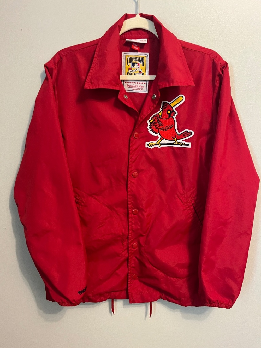 Mitchell and Ness Cooperstown Collection St. Louis Cardinals Jacket Size M